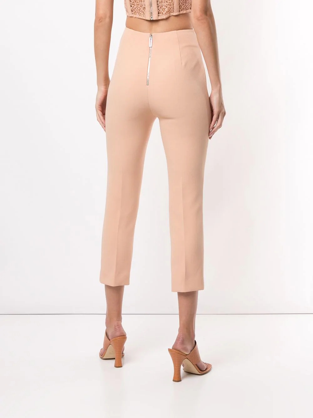 compact stretch tuxedo trousers - 4