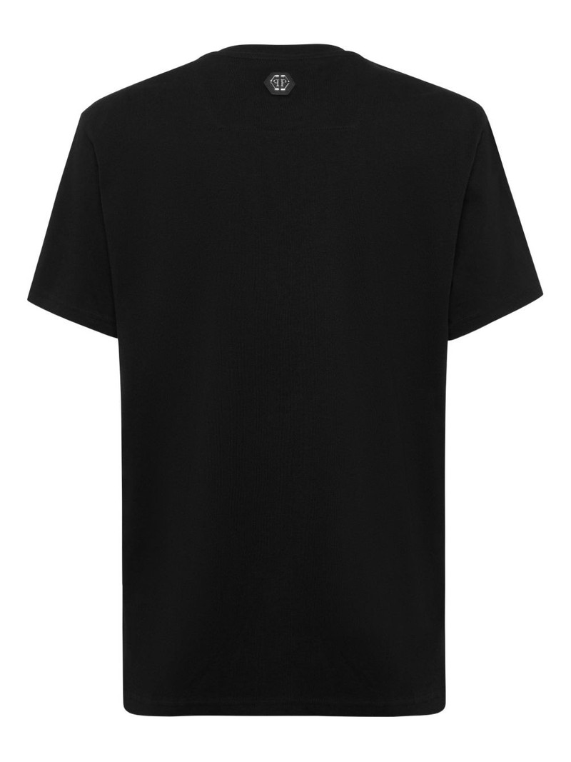 PHILIPP PLEIN graphic bulldog-print T-shirt outlook