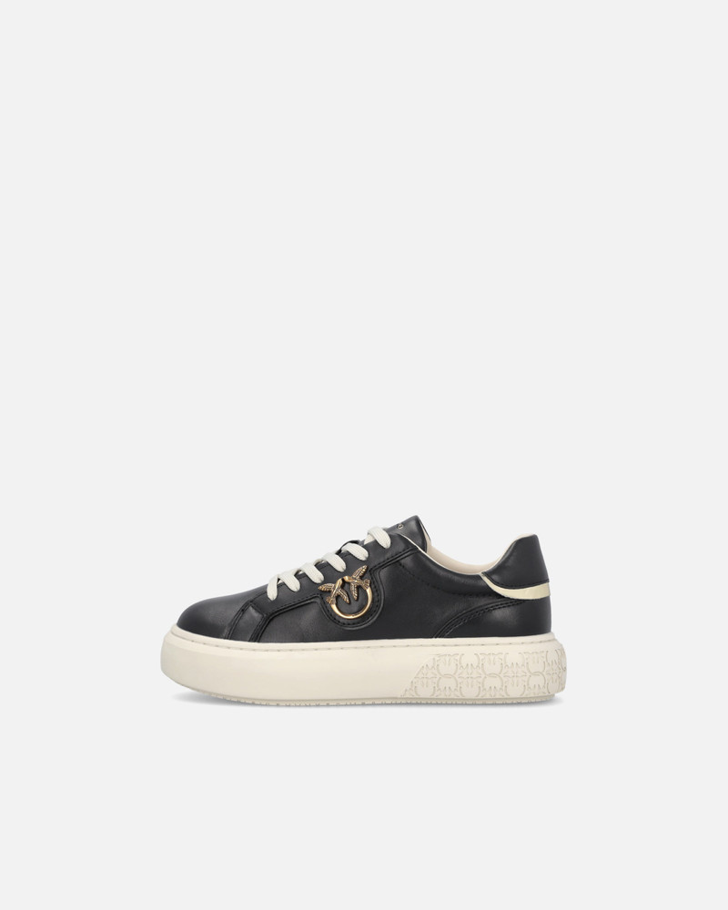PINKO HIGH-SOLED FLATFORM SNEAKERS WITH METAL LOGO outlook
