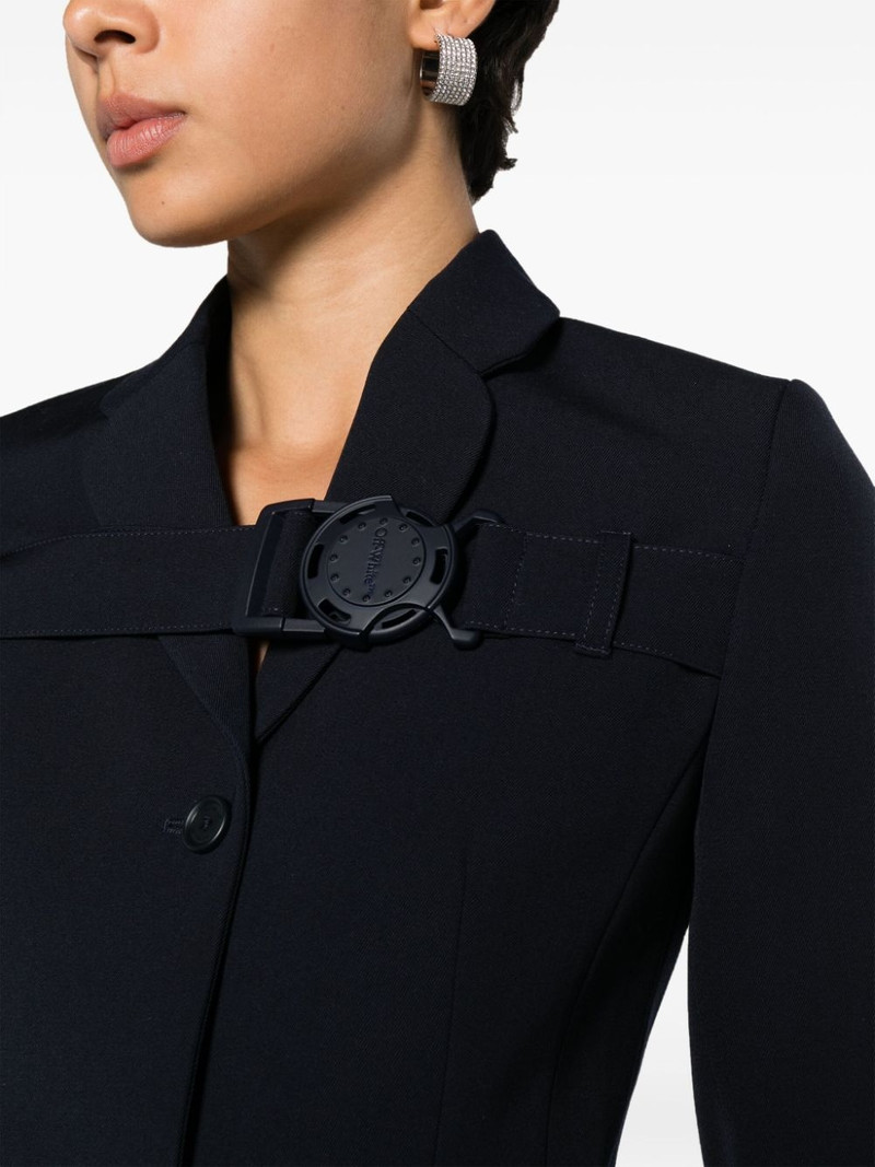 buckled virgin wool blazer 5