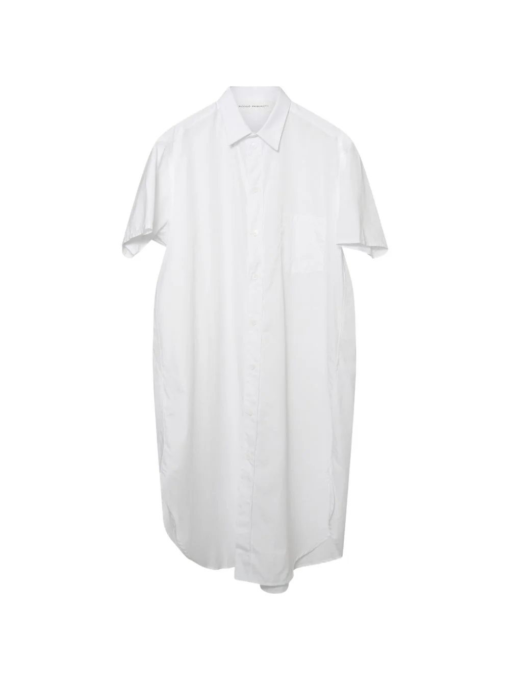 short-sleeve shirt dress - 1