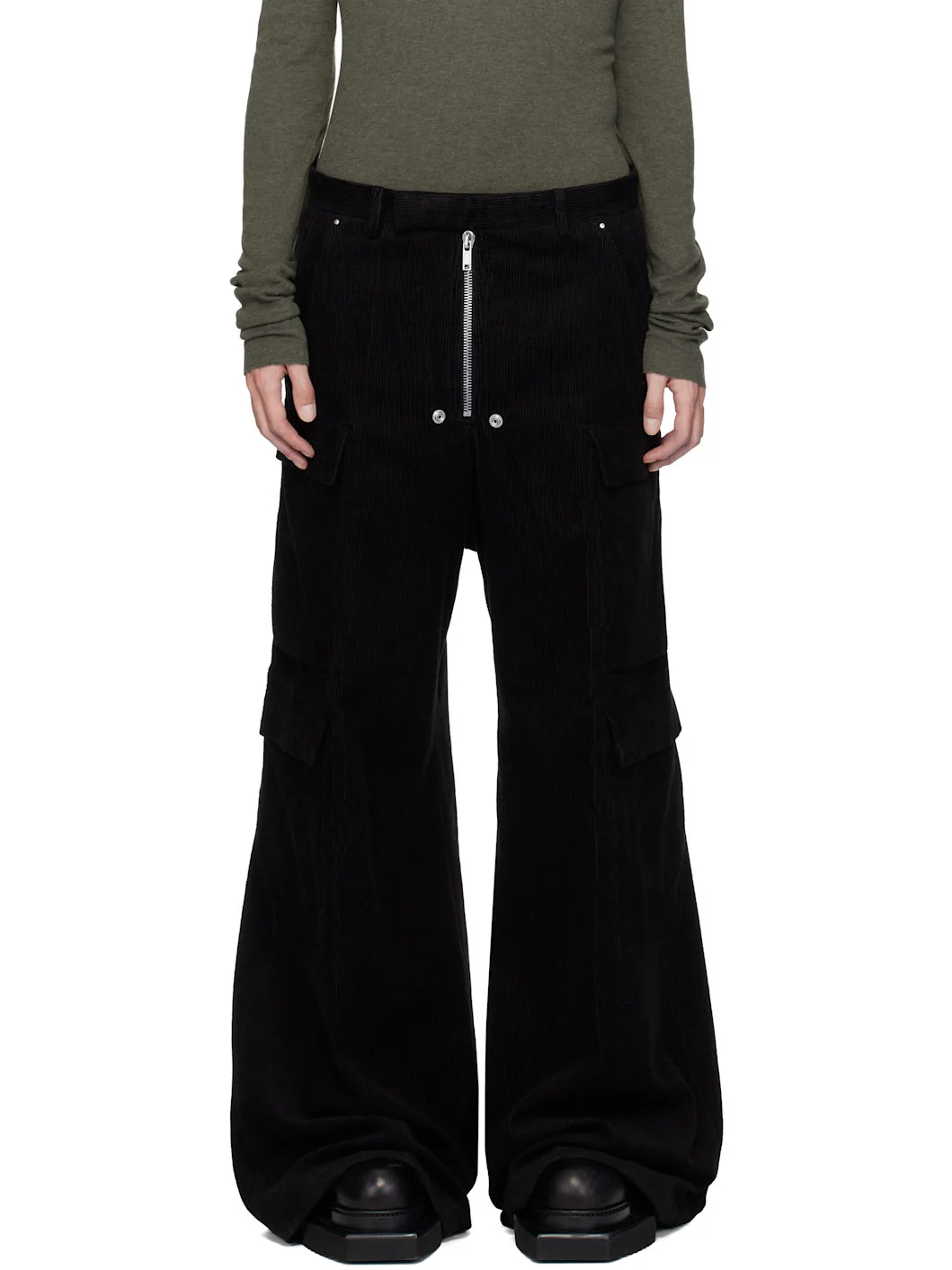 Black Concordians Tailored Cargobelas Cargo Pants - 1