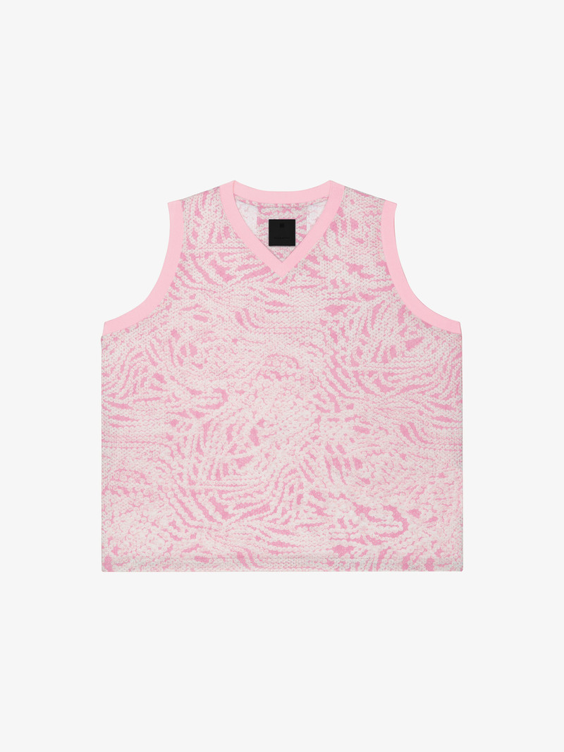 BASKETBALL TOP IN PRINTED MESH 1