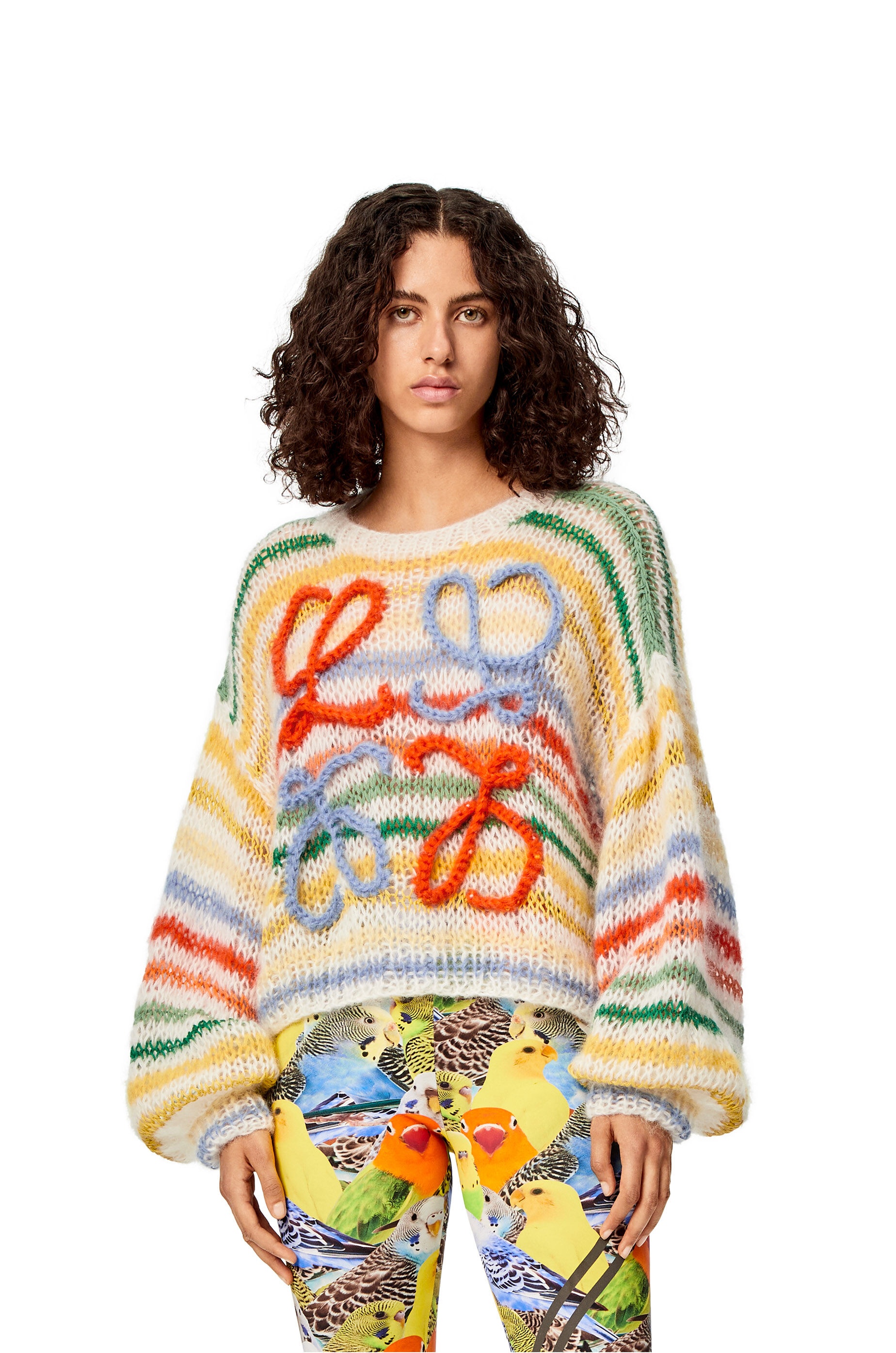 Stripe sweater in mohair - 3