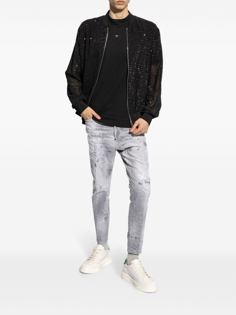 DSQUARED2 logo-appliquÃ©d cotton T-shirt outlook