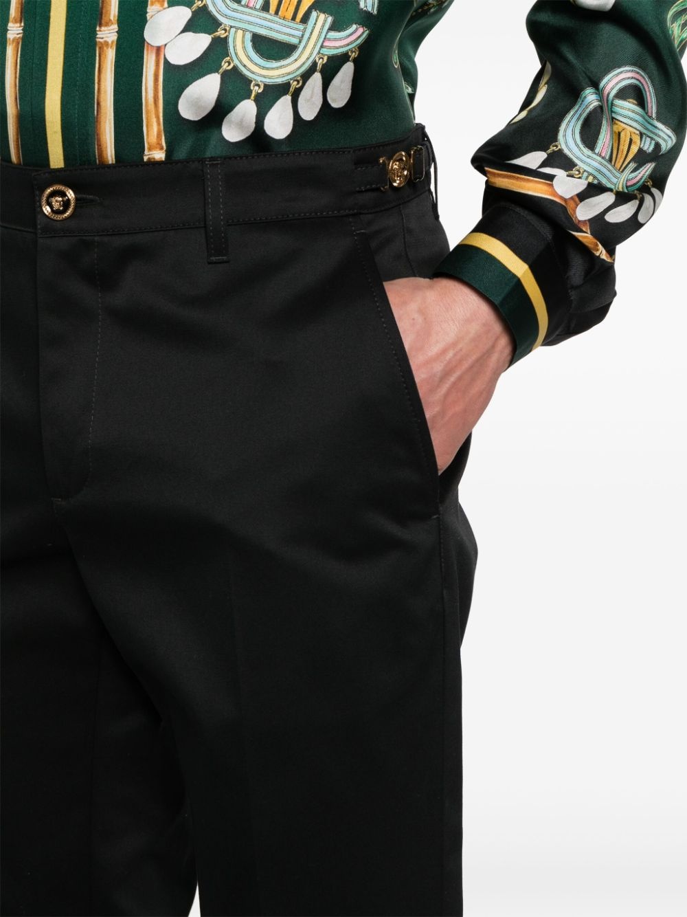 Medusa Biggie mid-rise straight-leg trousers - 5