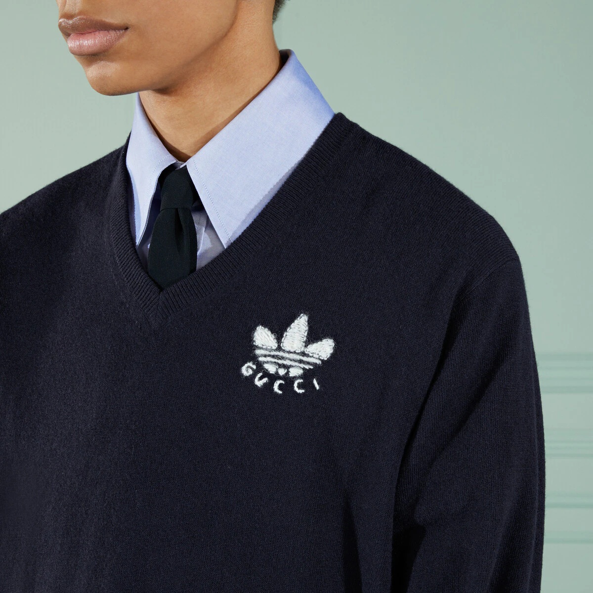 adidas x Gucci wool sweater - 4