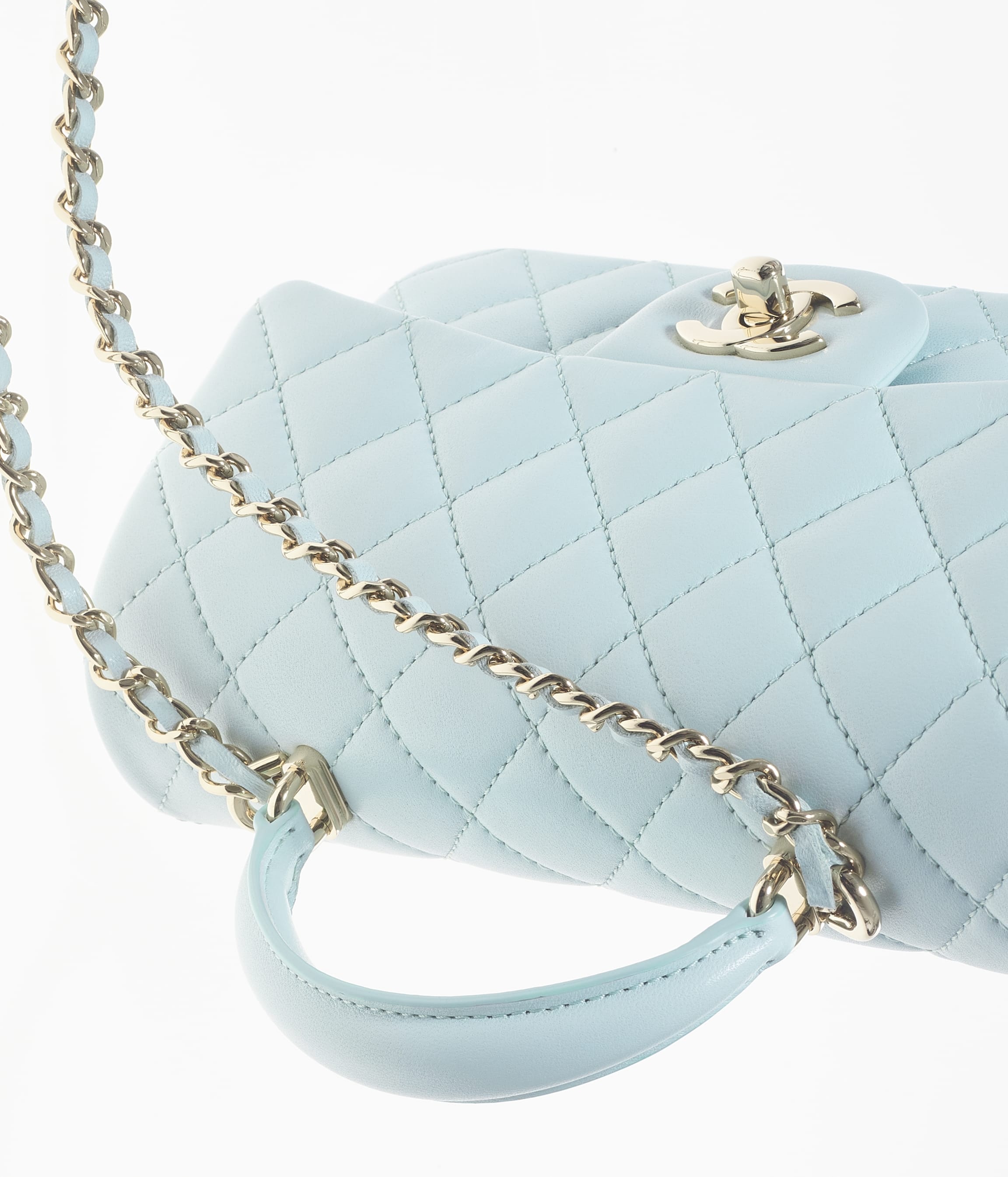 Mini Flap Bag with Top Handle - 4