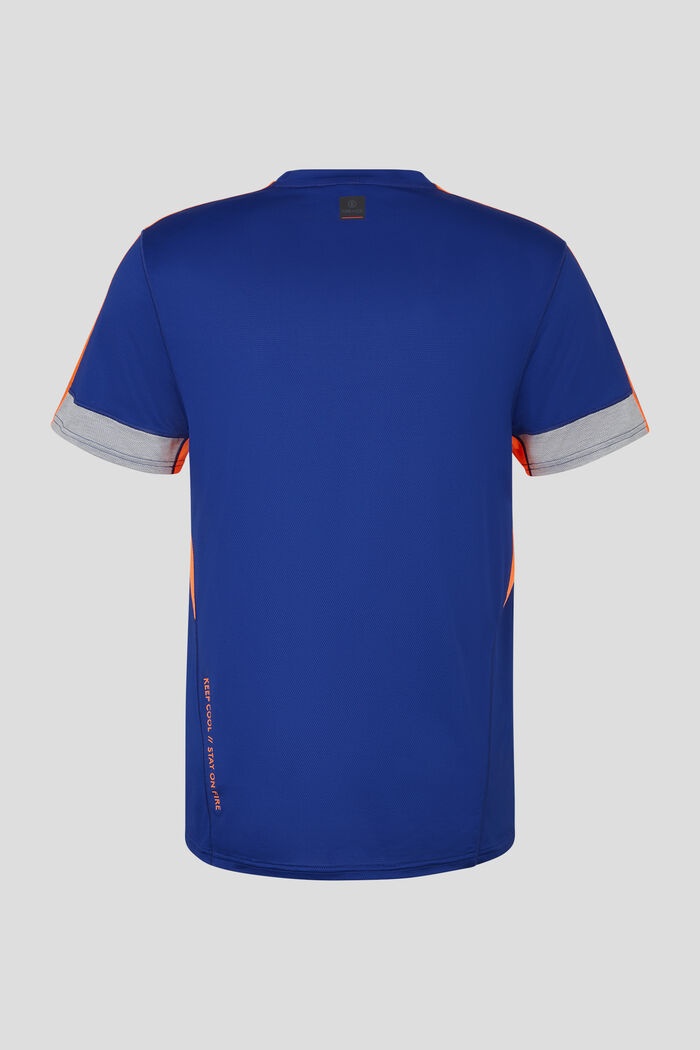 Alrey Functional shirt in Royal blue/Orange - 6