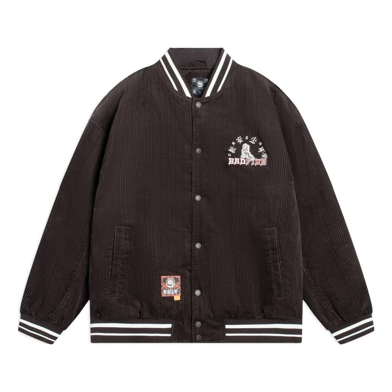Li-Ning BadFive Graphic Baseball Jacket 'Dark Brown' AJMS113-3 - 1