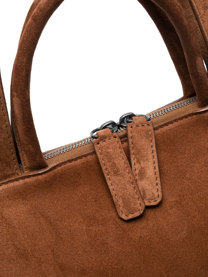 4 calf suede tote bag 4