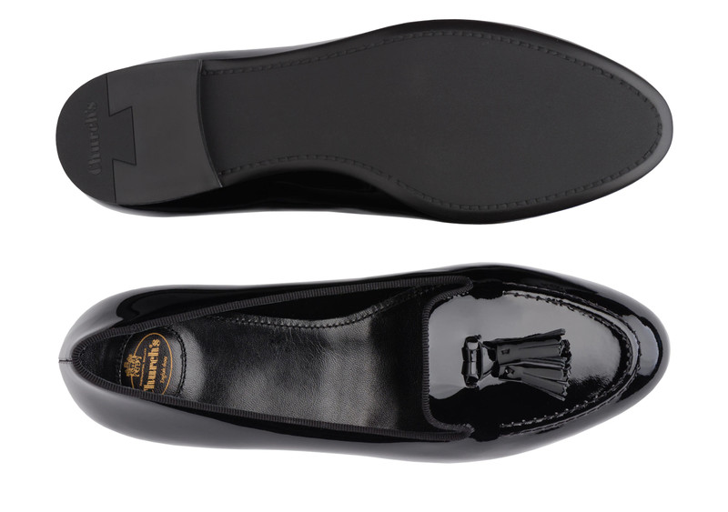 Nina
Patent Leather Tassel Loafer Black 3