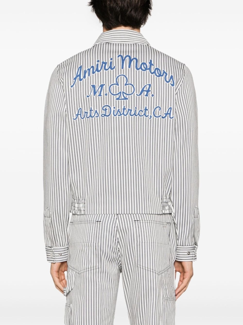 Motors cotton shirt jacket - 4