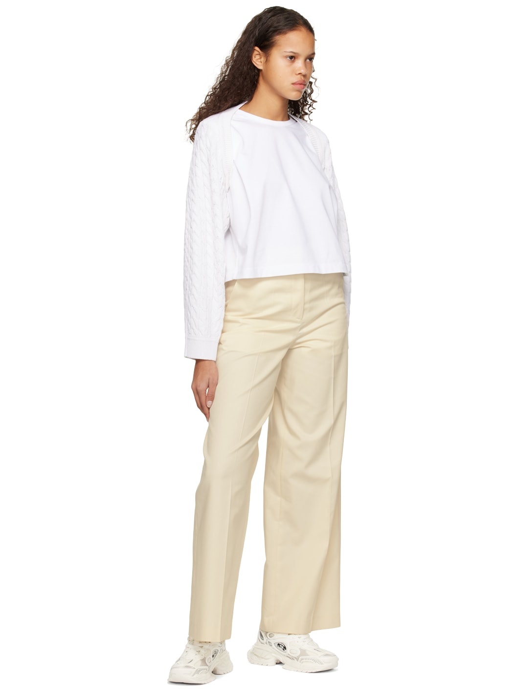 Off-White Creased Trousers - 4