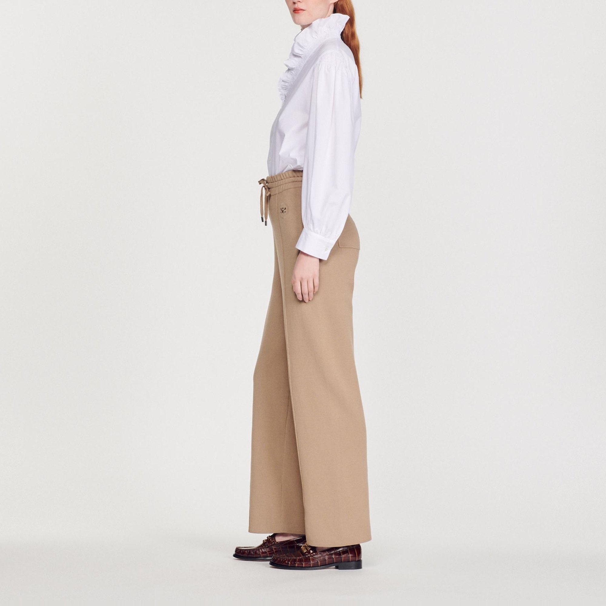 Knitted straight-leg pants - 6