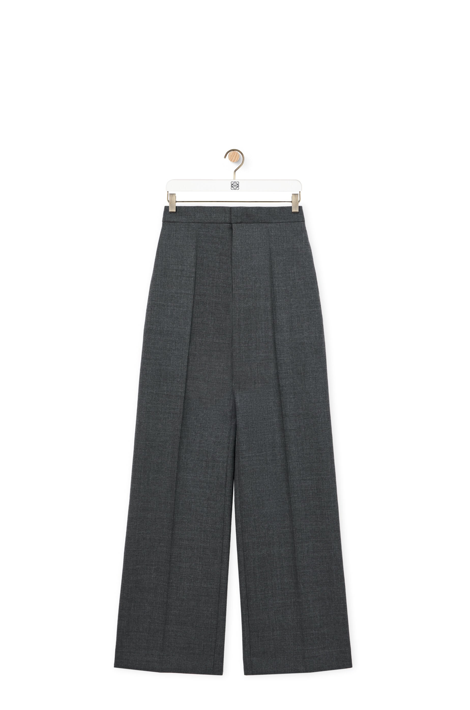 High waisted trousers in wool - 1