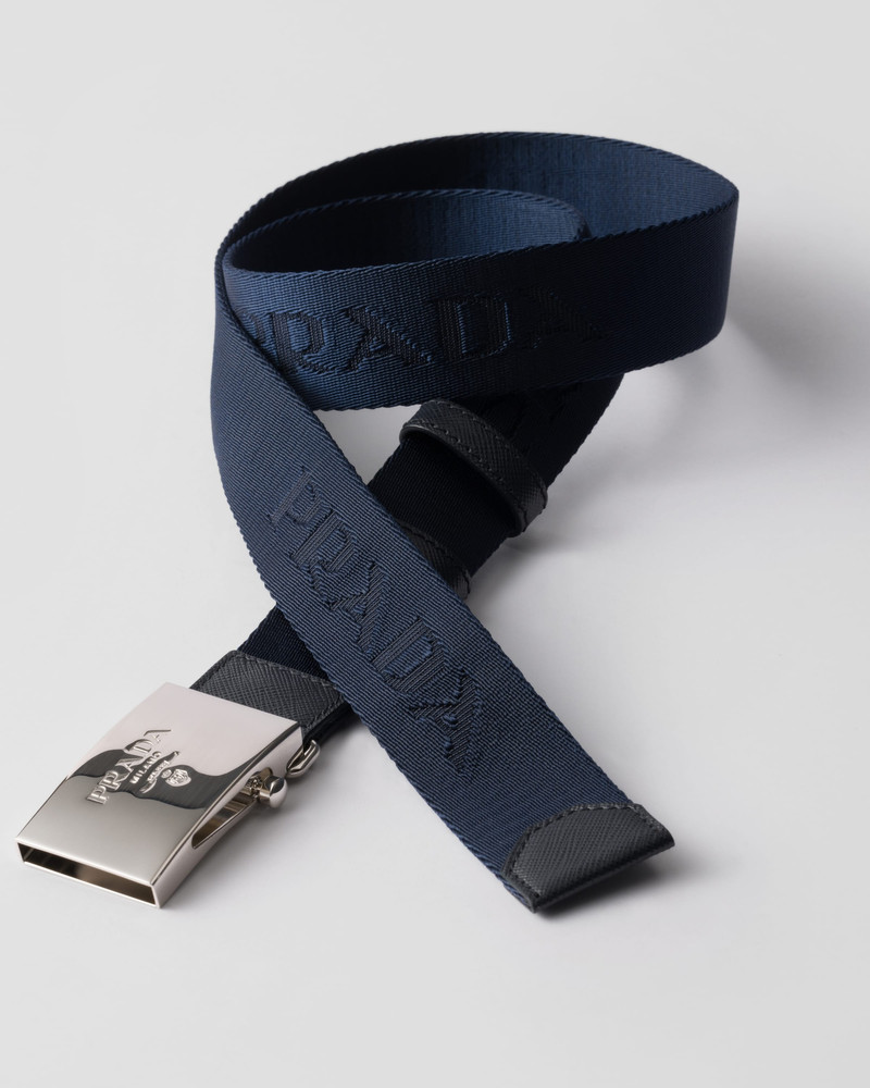 Prada Woven Re-Nylon belt outlook