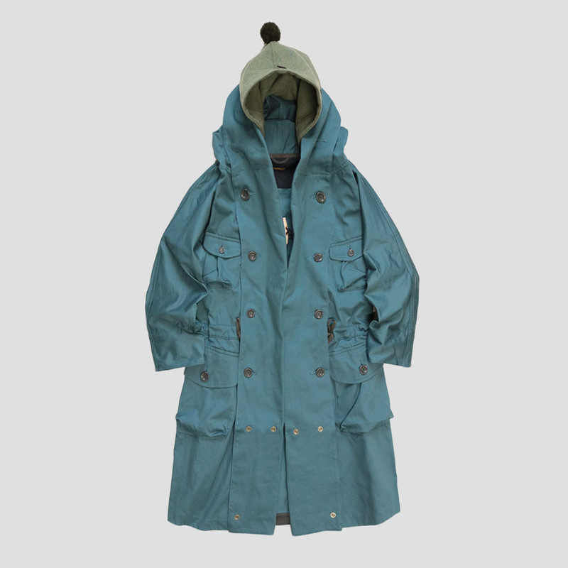 VENTILE TRAGGLE TALL RING COAT - SAX 1