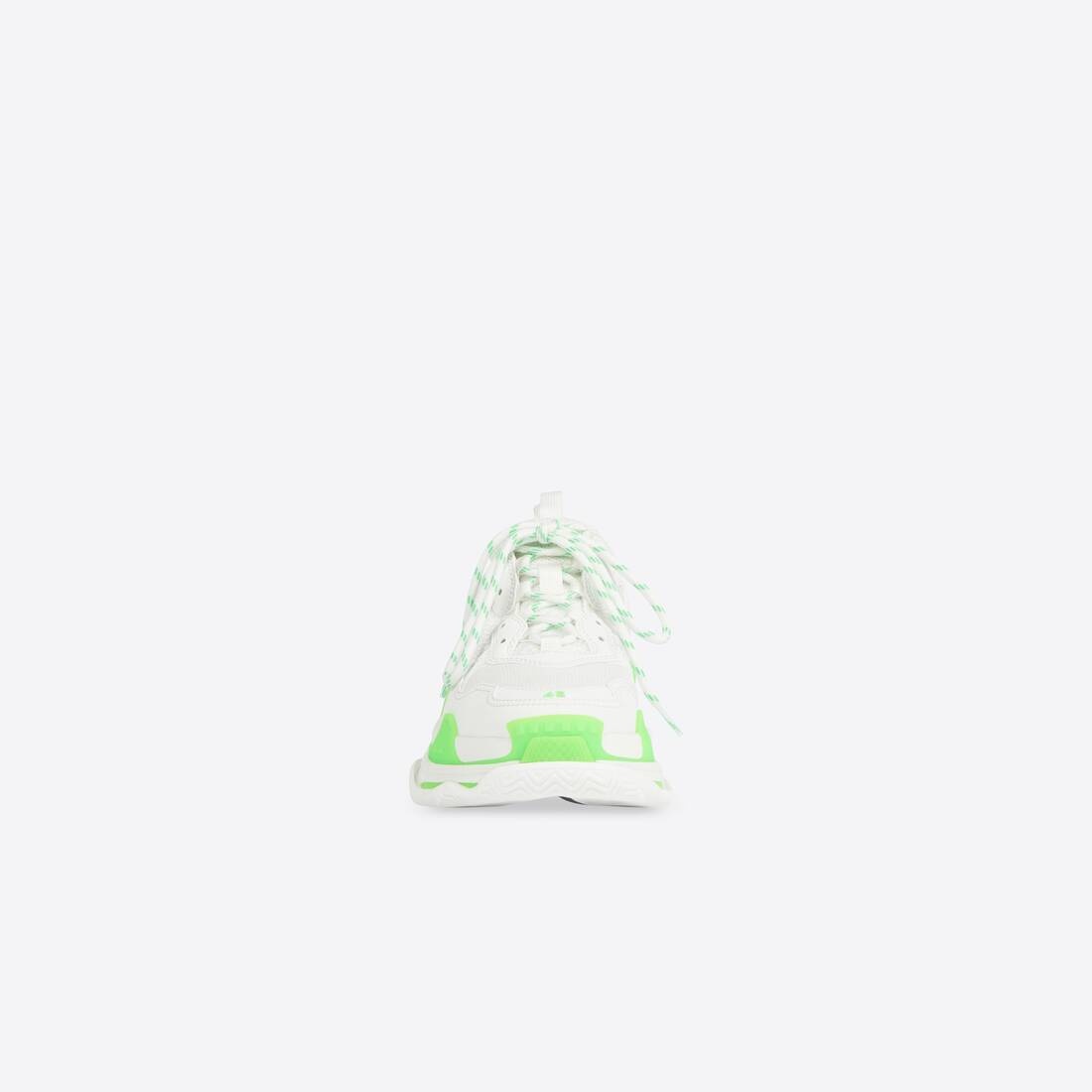 Men's Triple S Sneaker in Fluo Green/white - 3