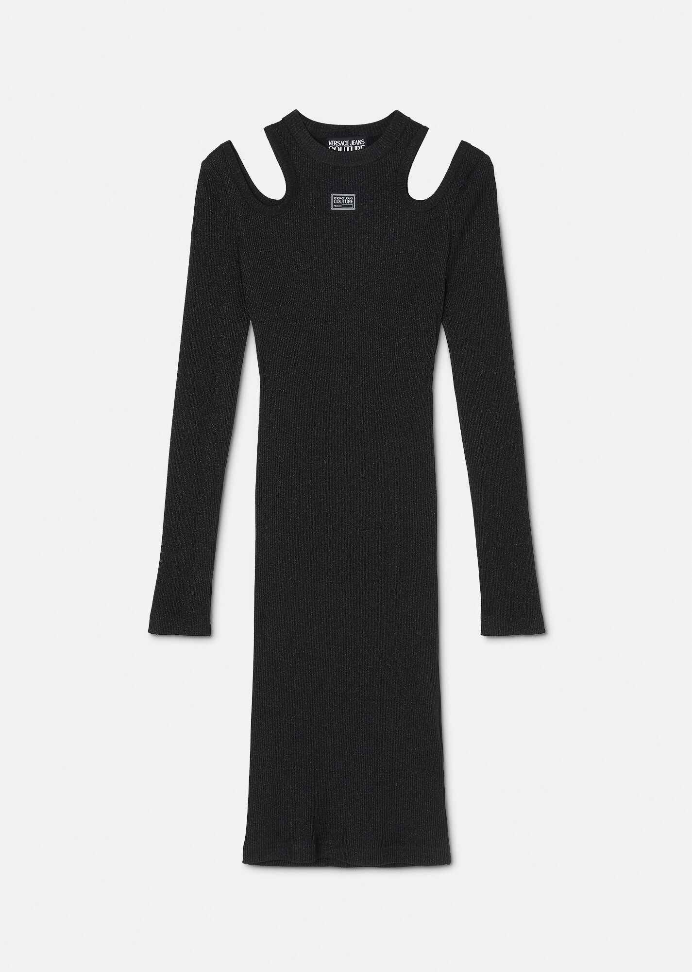 Logo Cut-Out Midi Dress - 1