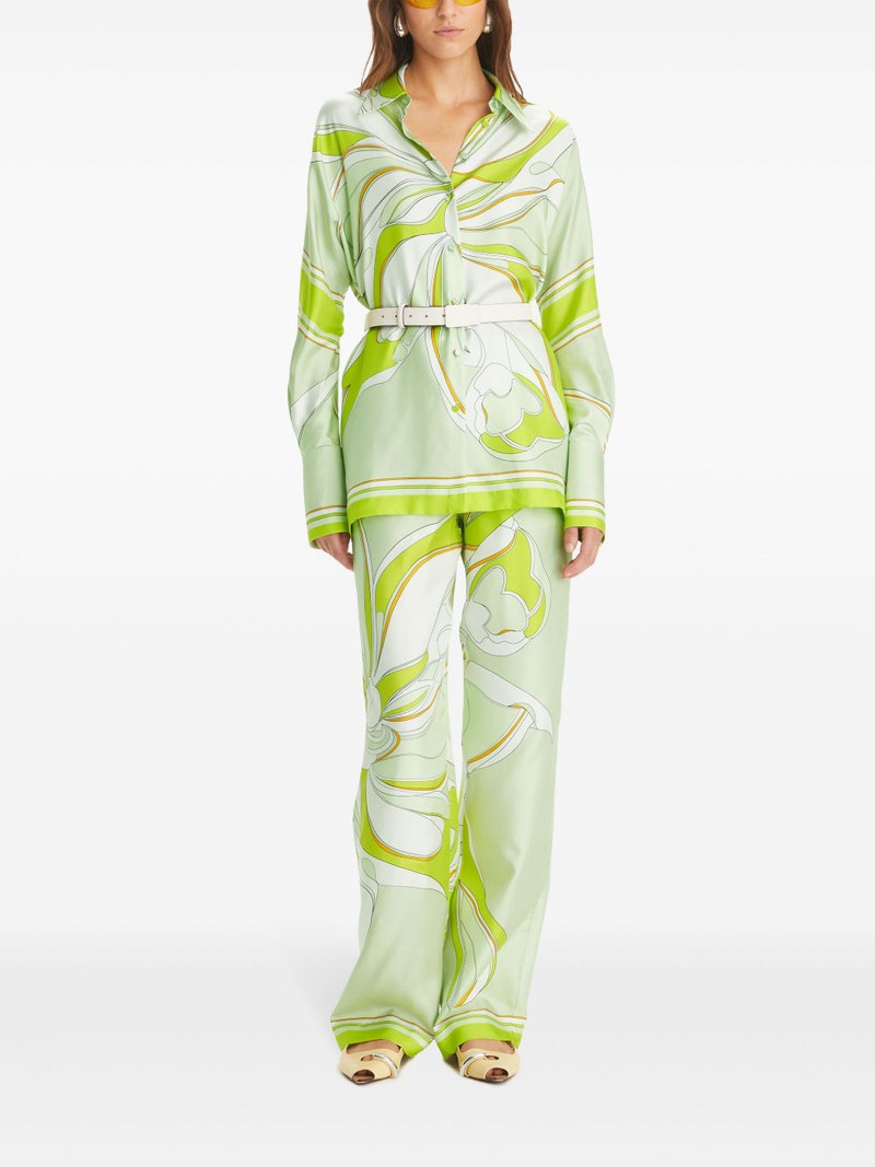 TORY BURCH printed silk pants outlook