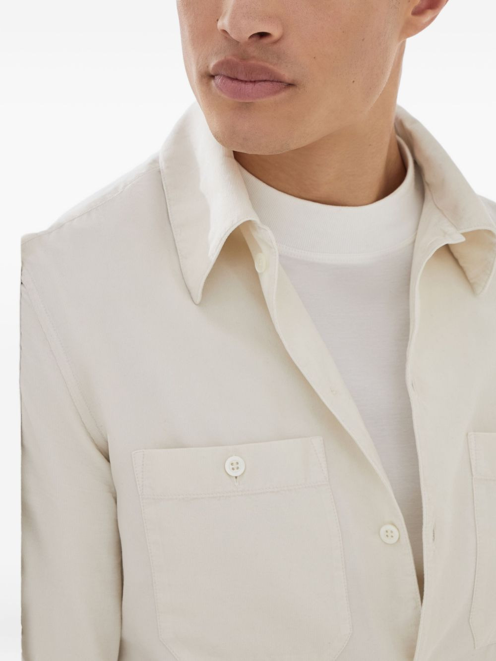 pocket cotton shirt - 5