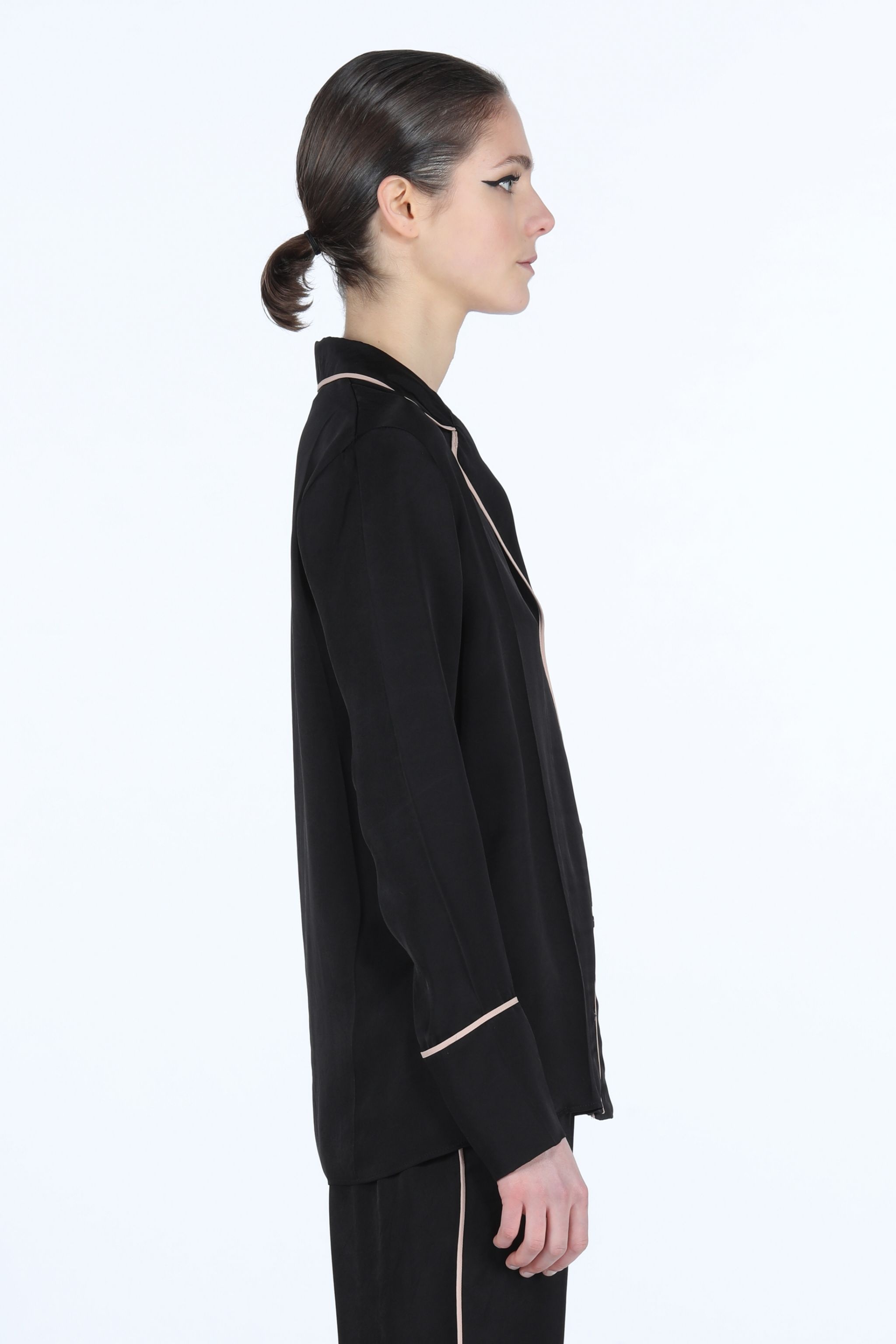 CONTRAST-TRIM SHIRT - 3