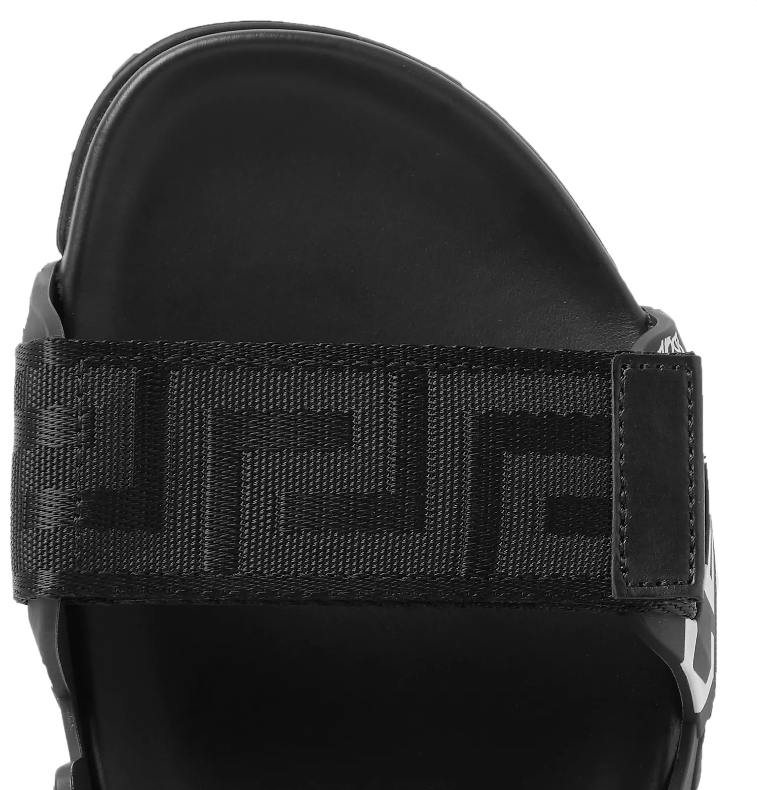 Logo-Detailed Webbing and Rubber Sandals - 7