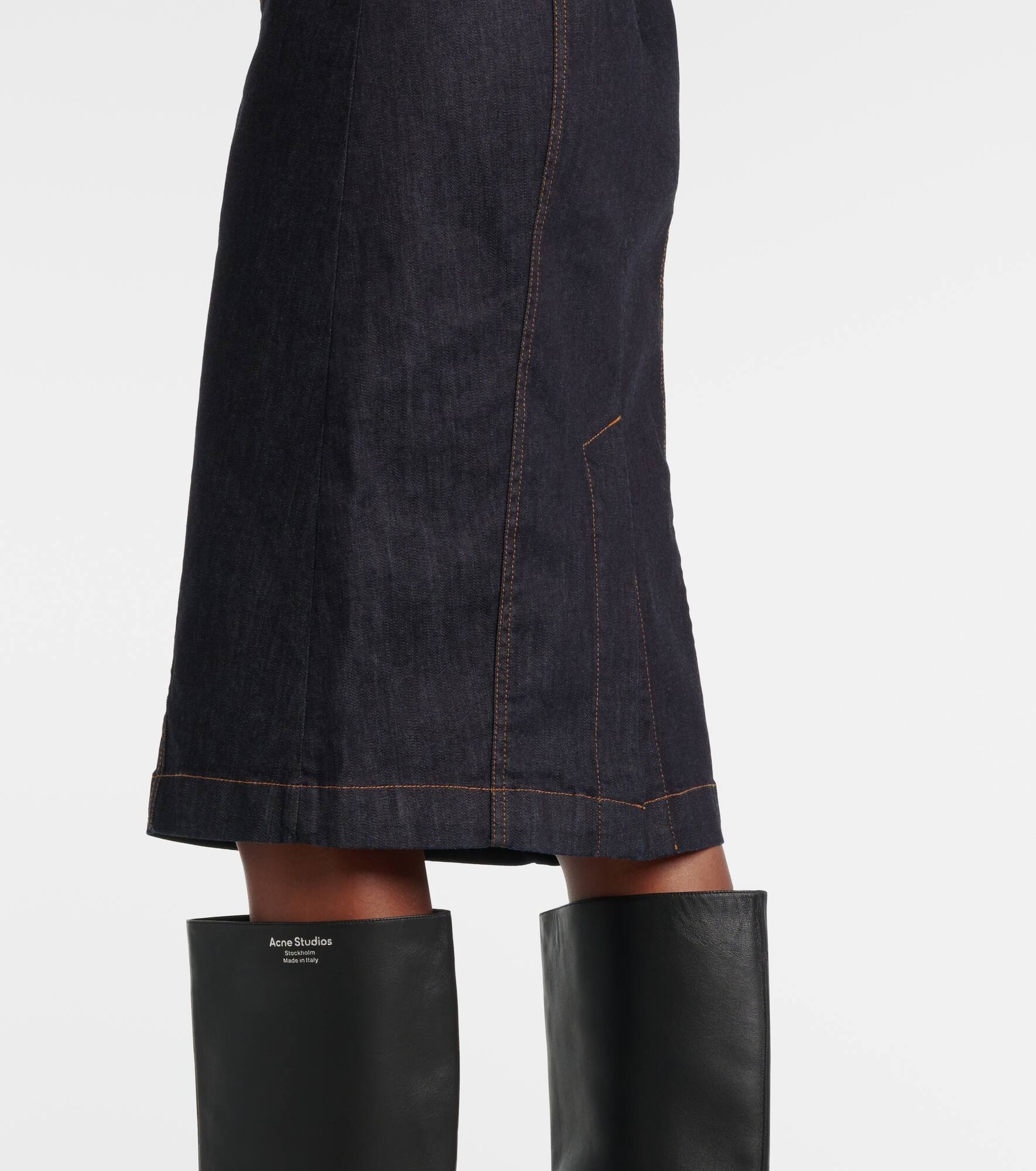 Denka denim midi dress - 5