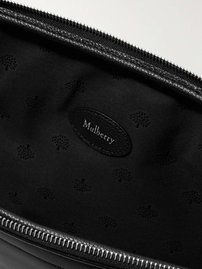 Mulberry Leather-Trimmed Nylon Laptop Case outlook