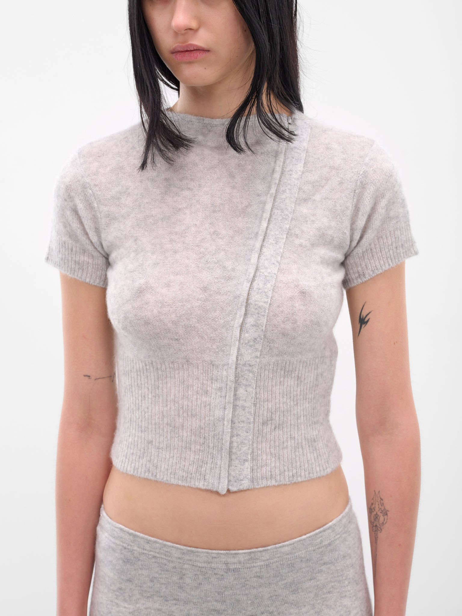 Gray Fog Knit Top - 5