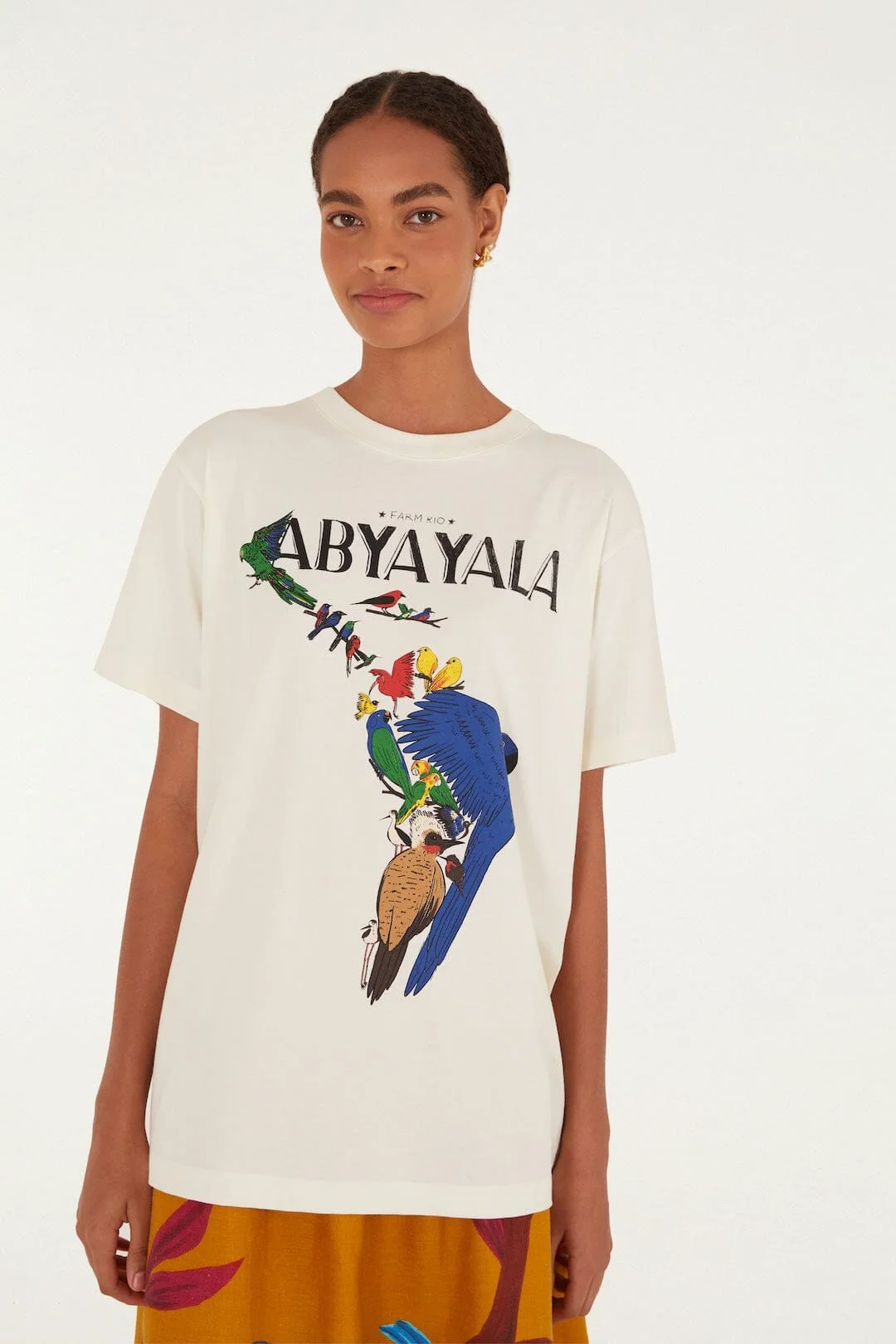 Off-White Abya Yala Organic Cotton T-Shirt - 1