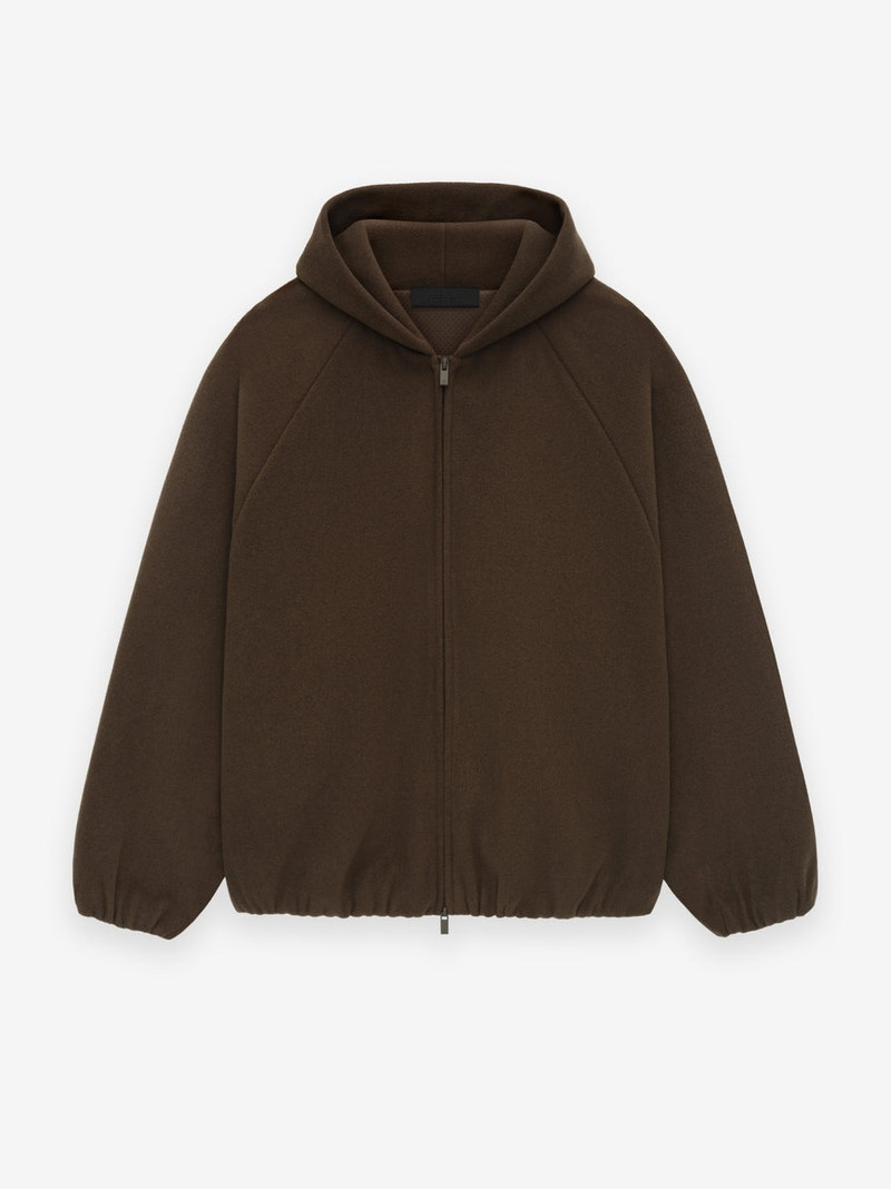 Brushed Hooded Bomber - 1