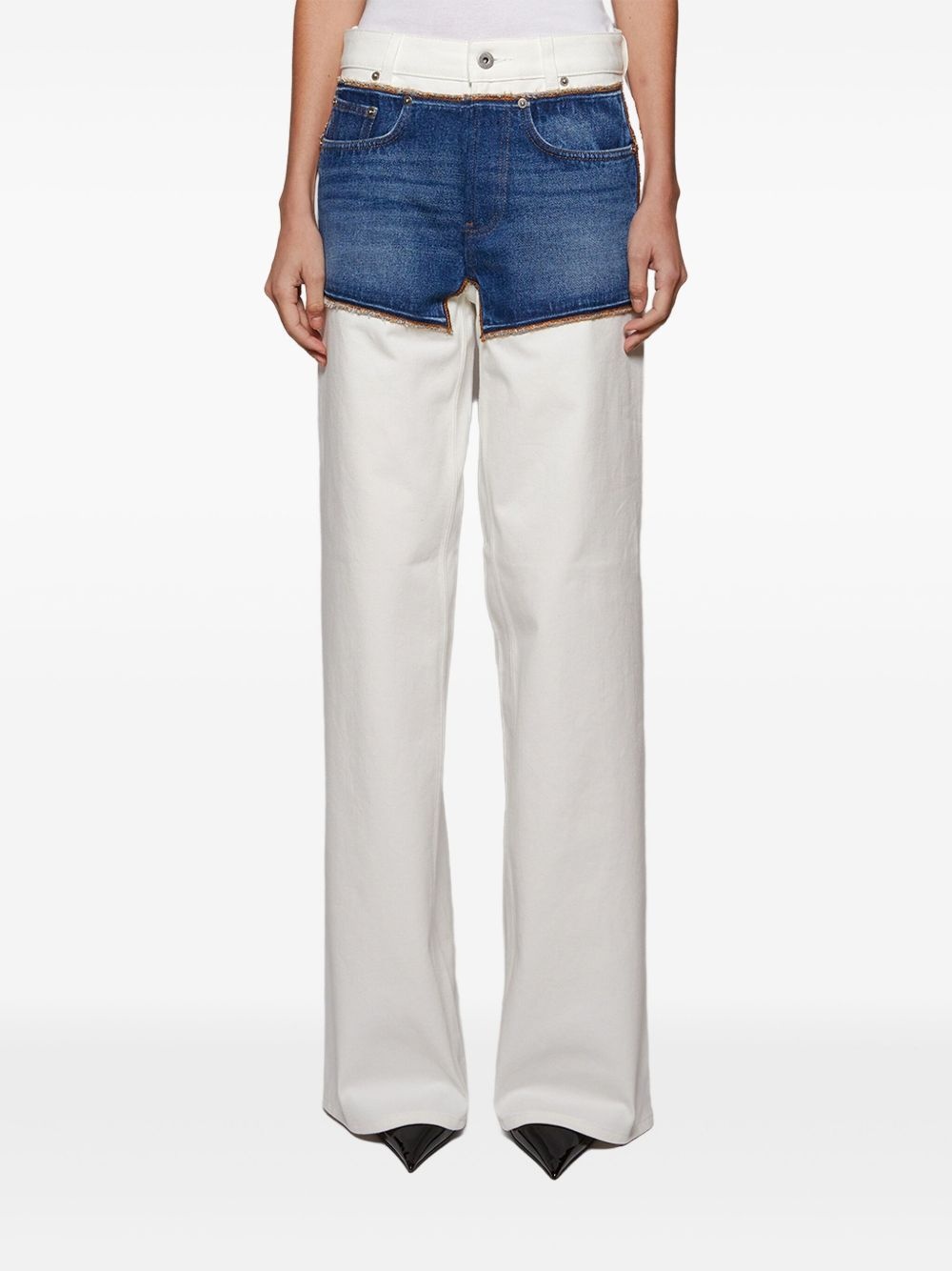 Petit Grand panelled jeans - 3