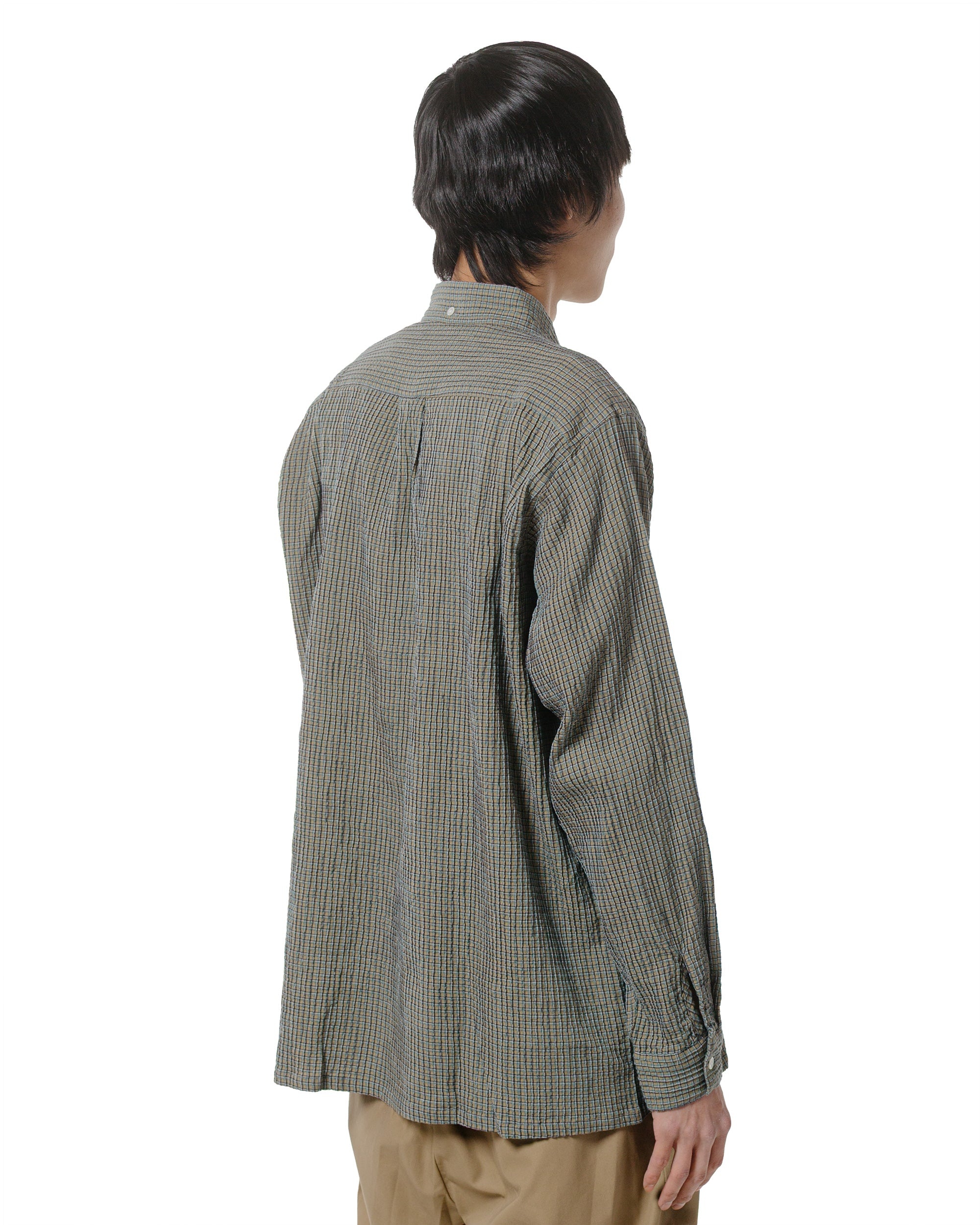 Open B.D. Plaid Olive - 3