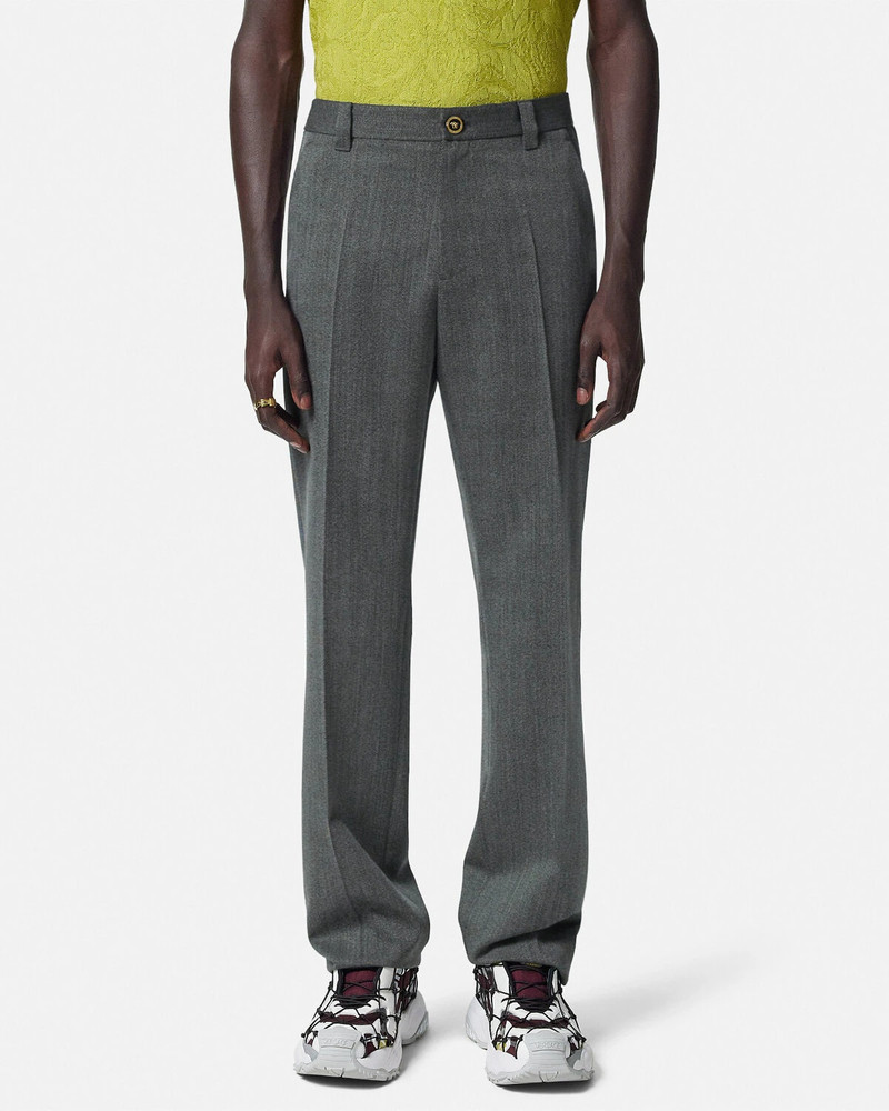 Mouliné Wool Pants 4