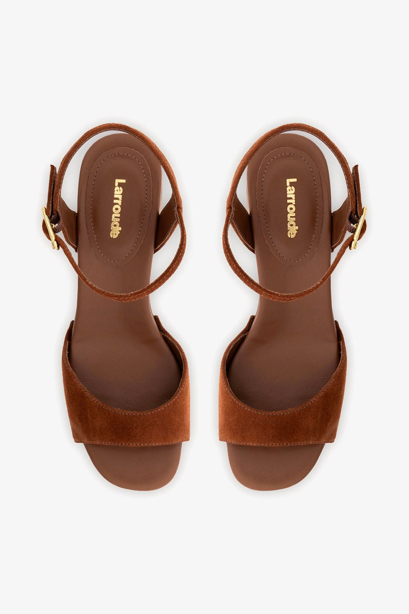 Willow Sandal Burnt Umber Suede 6