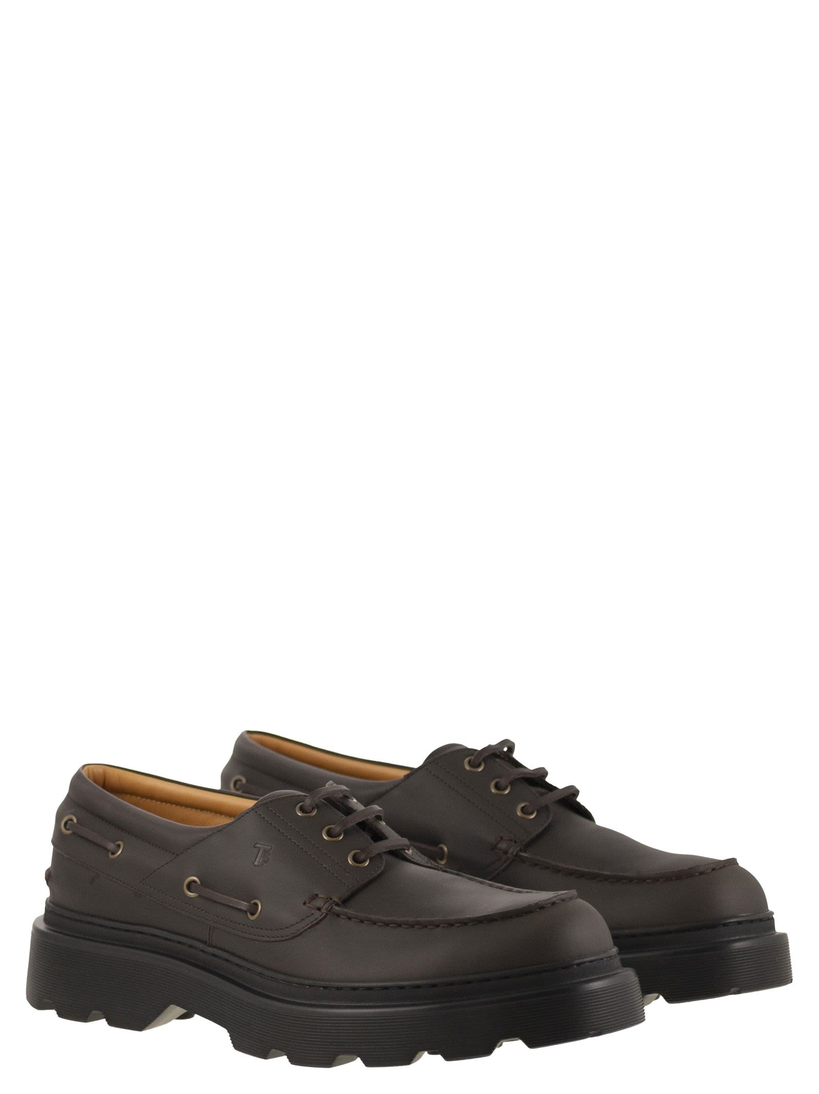 Tod's Men Leather Boat Shoe - 4
