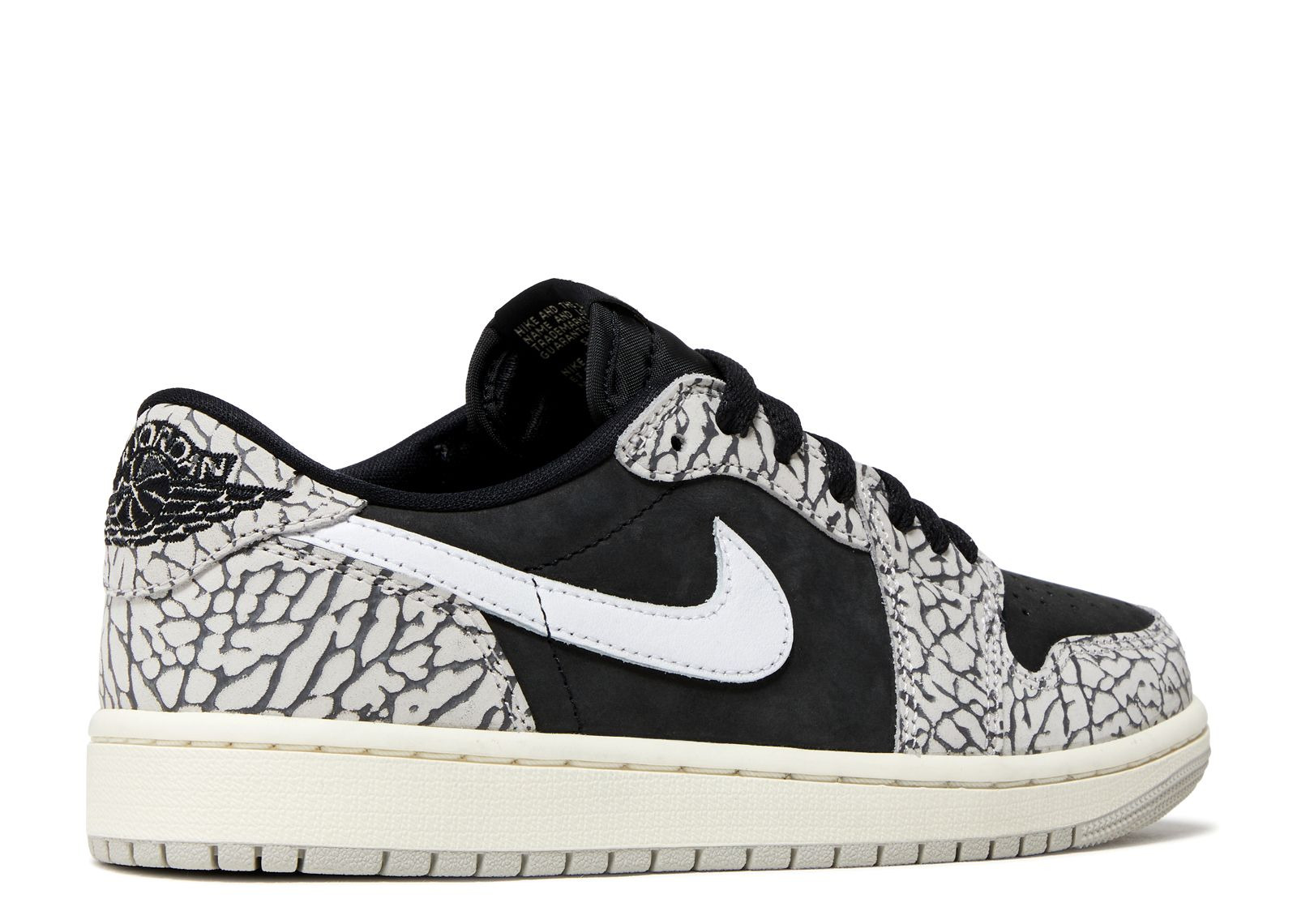WMNS JORDAN 1 RETRO LOW OG 'BLACK CEMENT' - 3