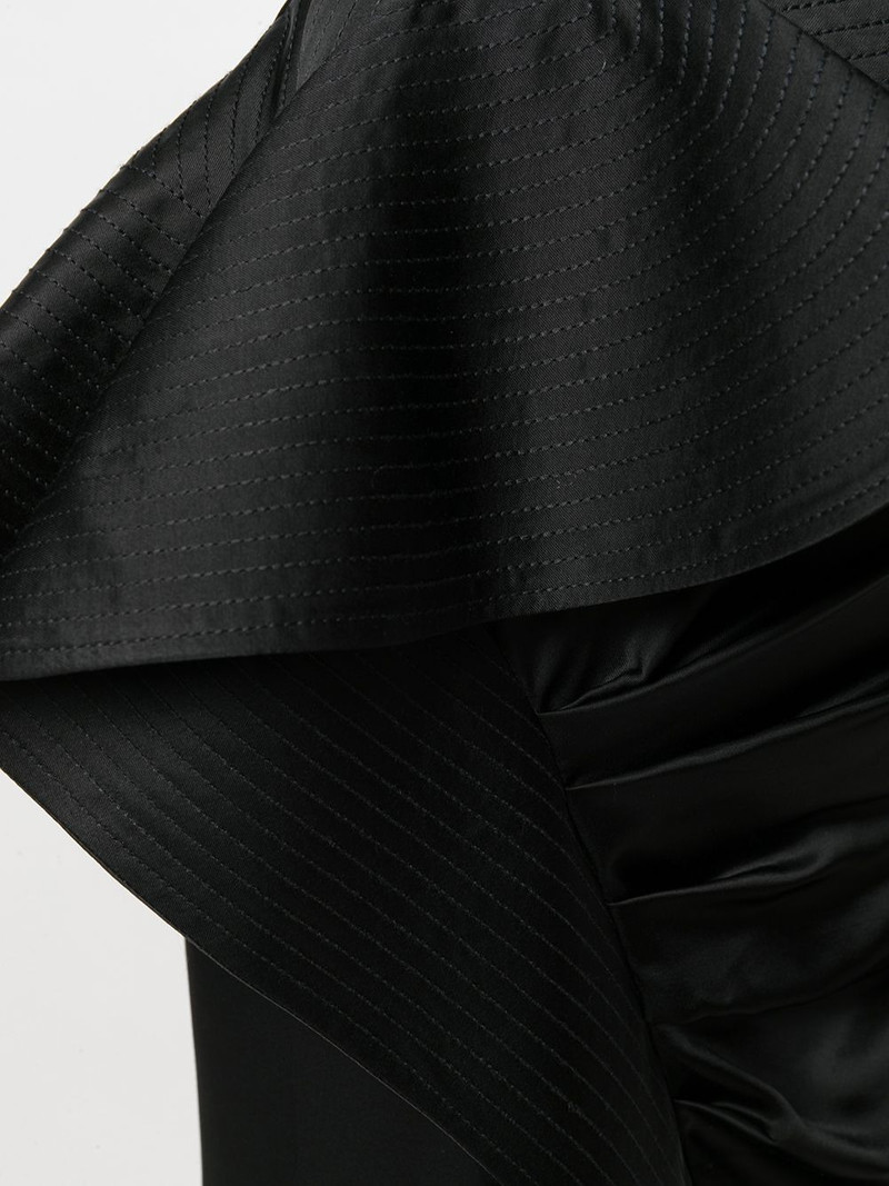 asymmetric draped skirt 5