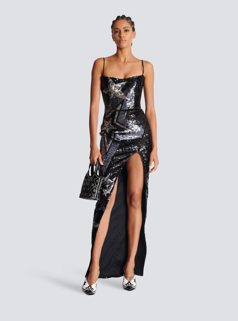 Balmain Embroidered maxi dress outlook