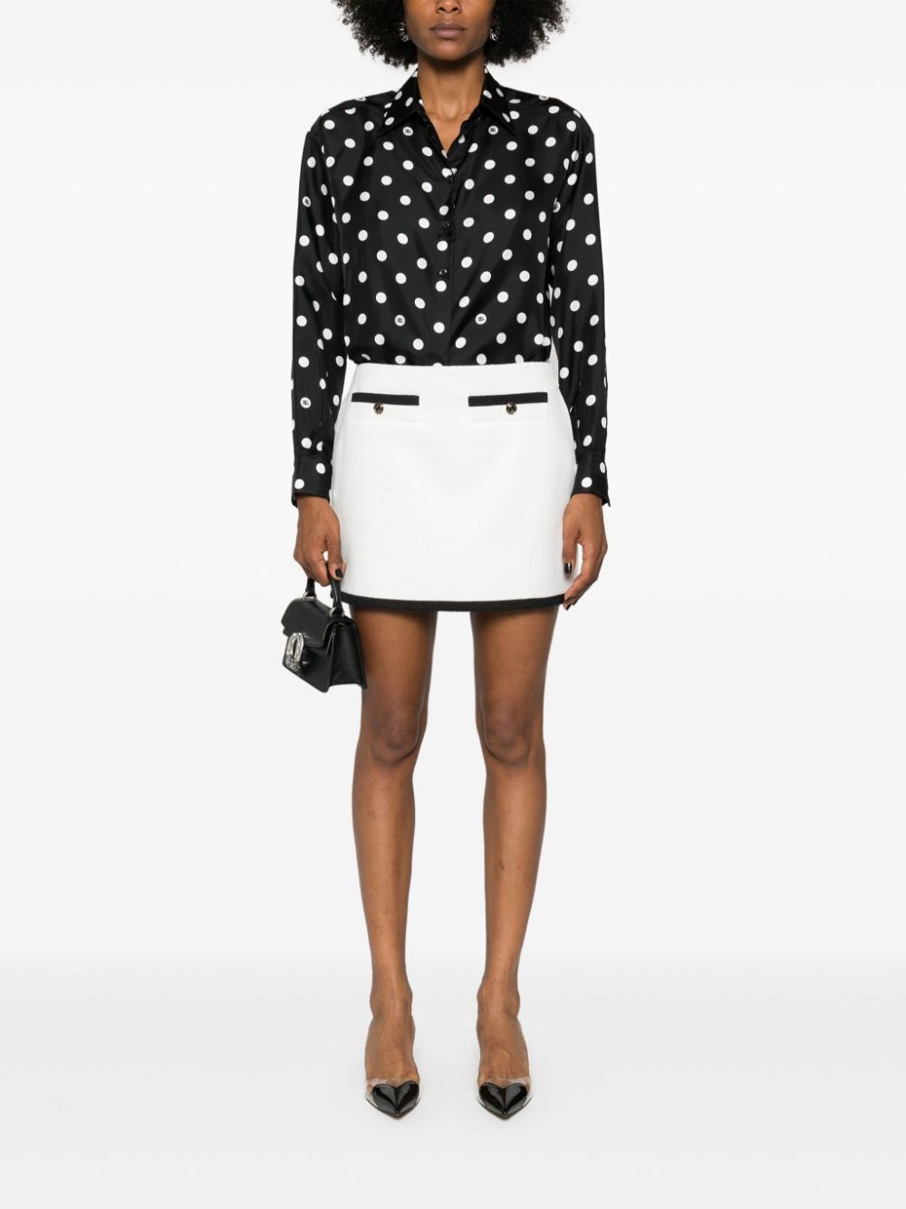 tweed mini skirt - 2
