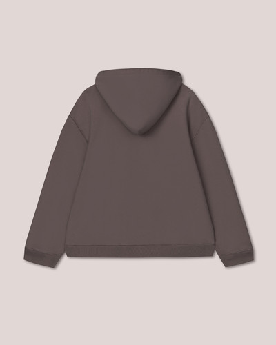Nanushka EVER - Organic cotton logo hoodie - Nut outlook