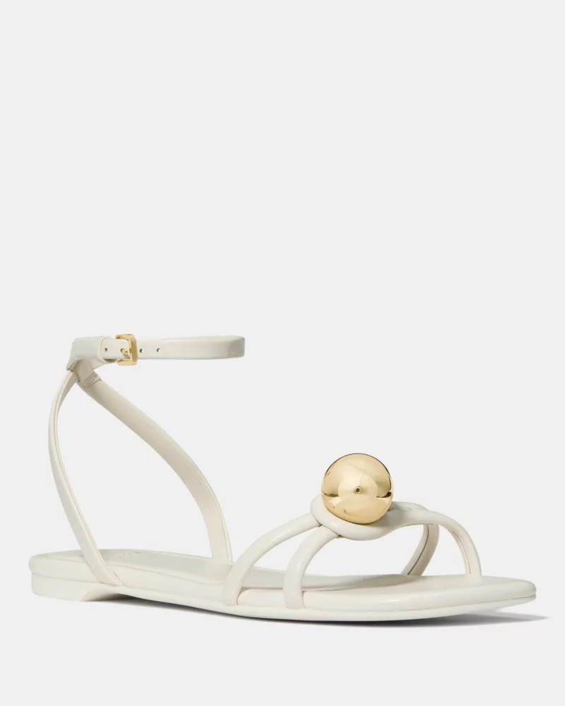 kate spade Harmony Smooth Leather Flat Sandal outlook
