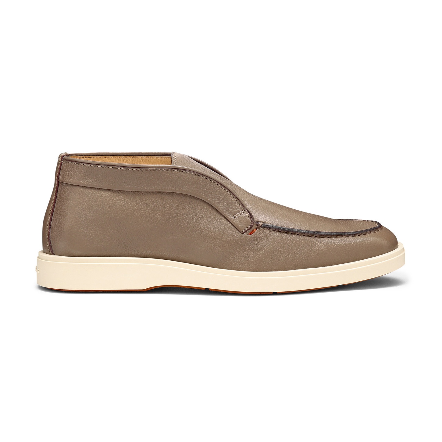 Men's natural tumbled leather desert boot - 1