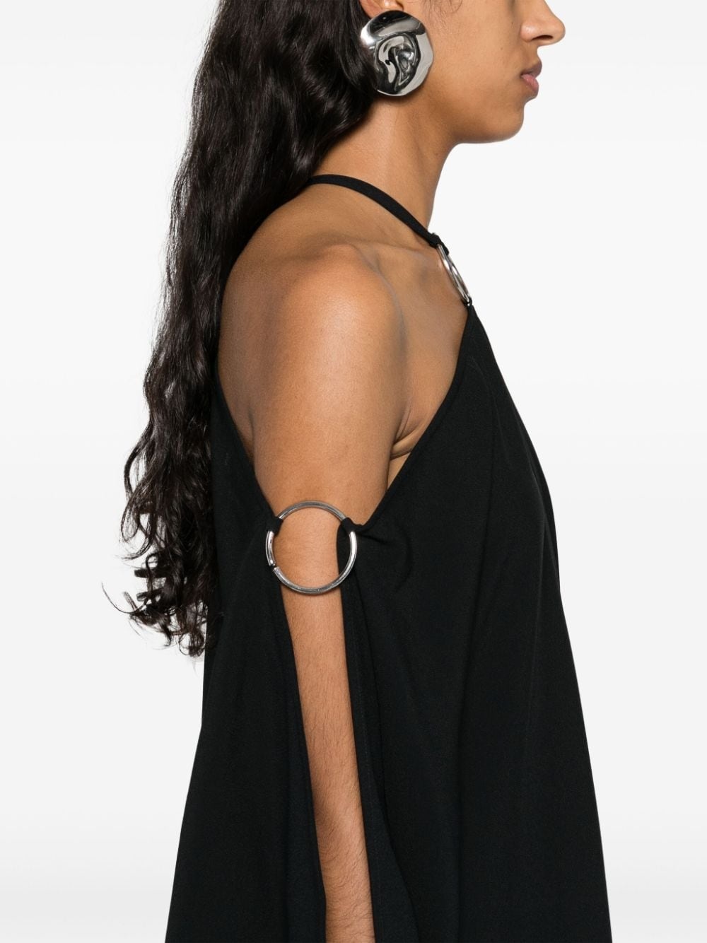 Volturno halterneck maxi dress - 9