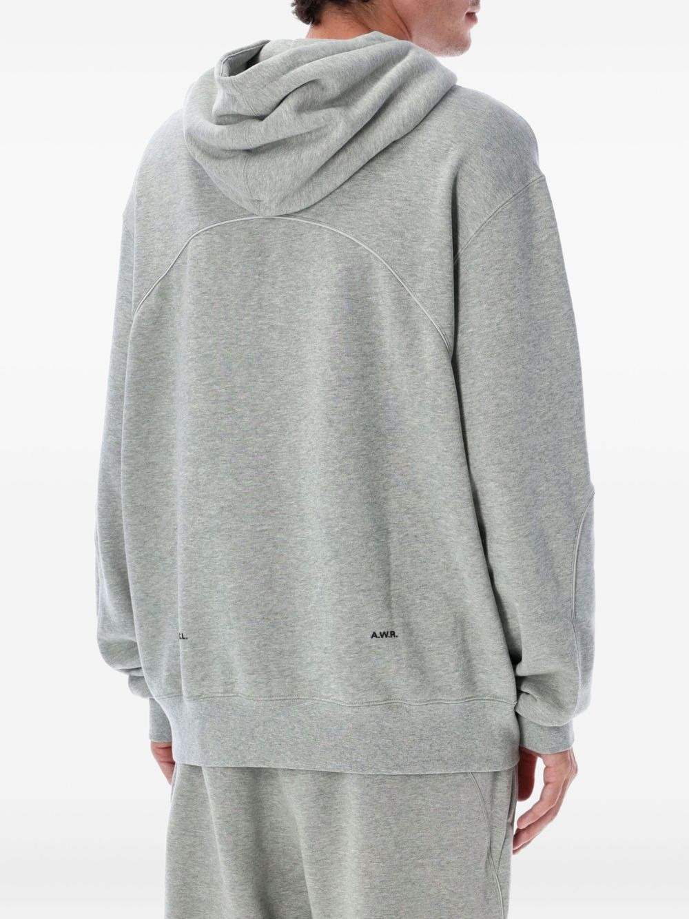 embroidered-logo hoodie - 2