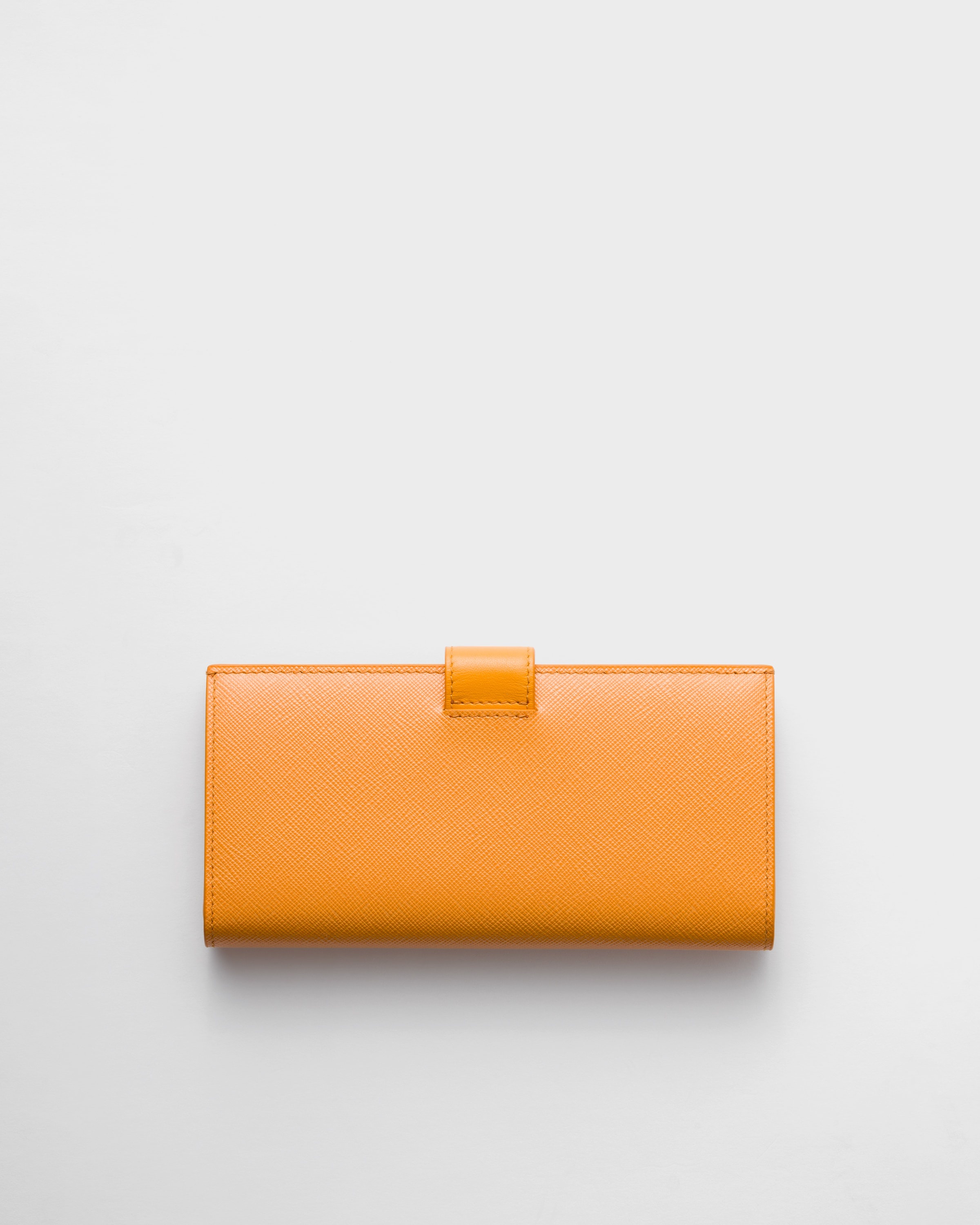 Large Saffiano and smooth leather wallet - 3