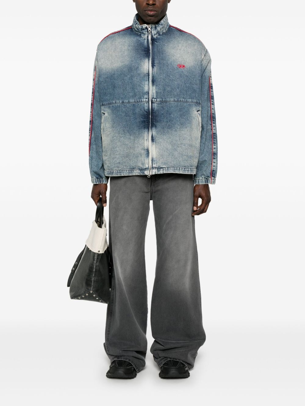 washed-denim jacket - 2