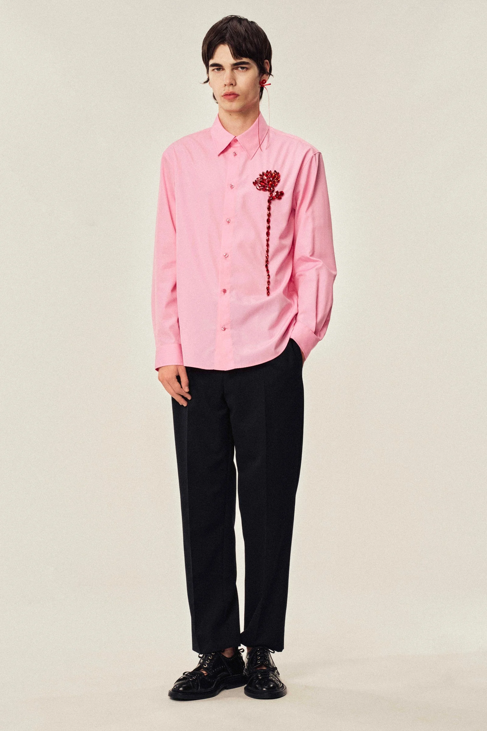 Straight Leg Trousers - 1